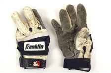 2002-03 JJ Hardy Huntsville Stars Signed Game Worn Batting Gloves (MEARS LOA/JSA)