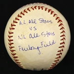 1945 Stan Musial St. Louis Cardinals Signed ONL Frick Furlong Field WWII All Star Game Used Baseball (MEARS LOA/JSA)