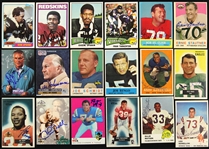 1950s-90s Football Signed Trading Cards - Lot of 53 w/ Terry Bradshaw, Dick Butkus, Joe Greene, Deacon Jones, Merlin Olsen & More (JSA)