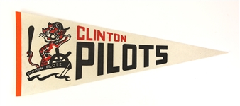 1969 Clinton Pilots 30" Full Size Pennant