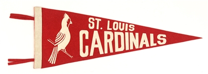 1940s St. Louis Cardinals 23" Full Size Pennant