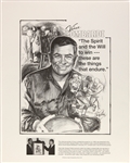 1920's-60's Football Memorabilia Collection - Lot of 5 w/ Game Worn Equipment, Vintage Photography & Vince Lombardi Lithograph (MEARS LOA)