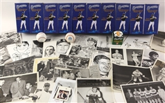 1920s-2000s Baseball Memorabilia Collection - Lot of 116 w/ Cecil Fielder Signed Baseball, Stan Musial Signed COA, Original Photos & More