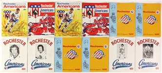1970's Rochester Americans American Hockey League Game Programs - Lot of 82