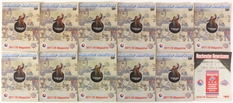 1970's Rochester Americans American Hockey League Game Programs - Lot of 82