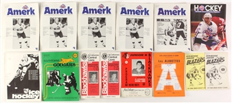 1970's Rochester Americans American Hockey League Game Programs - Lot of 82