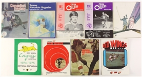 1970's Rochester Americans American Hockey League Game Programs - Lot of 82