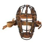 1910s-20s Game Worn Catchers Mask (MEARS LOA)