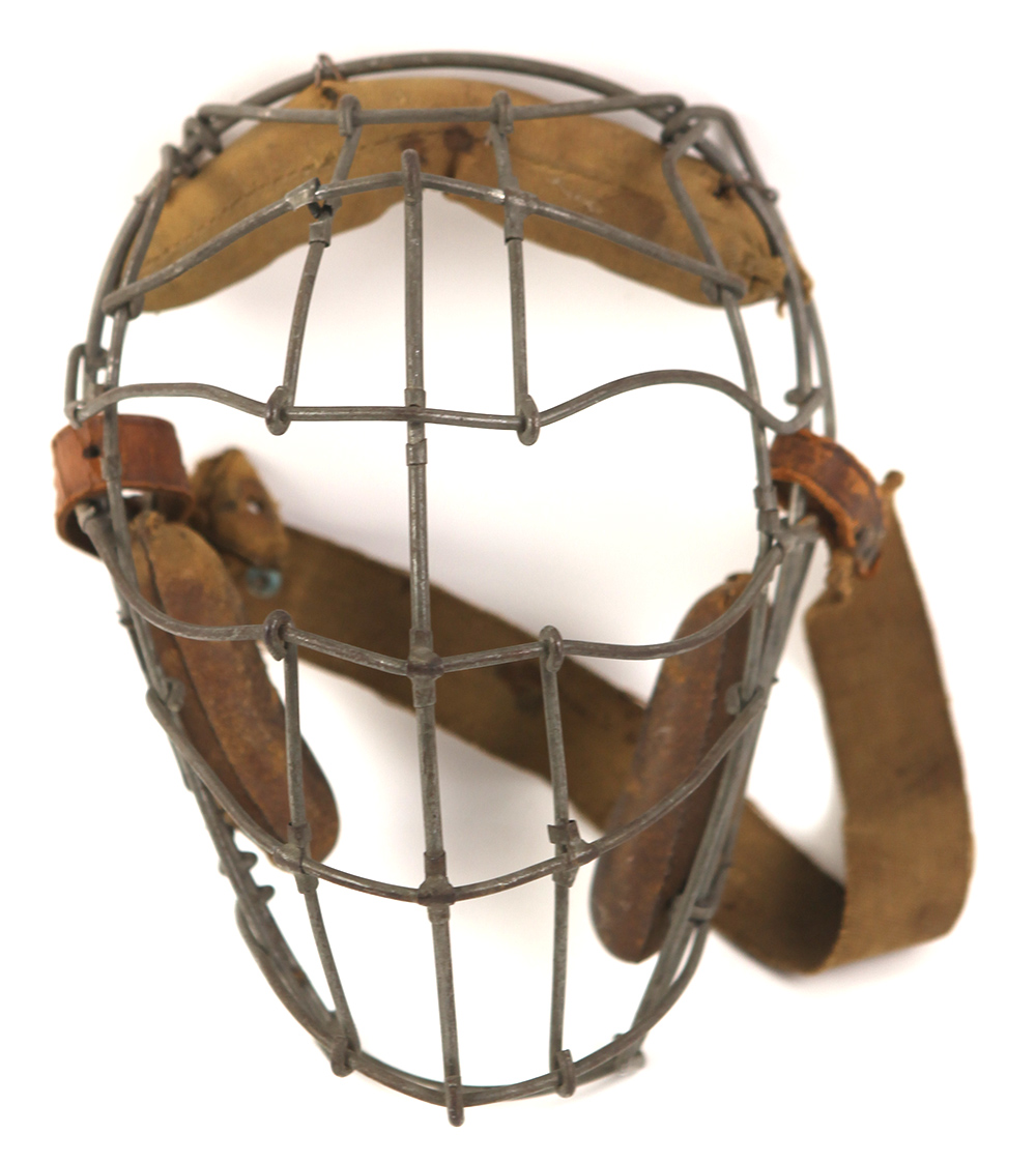 Lot Detail - 1910's Game Worn Catcher's Mask (MEARS LOA)