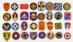 Assorted Periods US Patch Lot of 100 US Army Dress Patches 