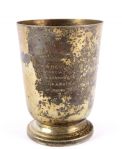 1900s circa British Presentation Silver Cup City of London Territorial Army