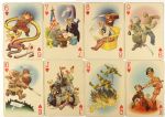 1945 Antonio Arias Bernal In Der Fuehrer's Face Card Deck - Lot of 57 w/ Period Posters, Book & Deck of Cards