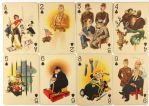 1945 Antonio Arias Bernal In Der Fuehrer's Face Card Deck - Lot of 57 w/ Period Posters, Book & Deck of Cards
