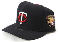 2001 Paul Molitor Minnesota Twins Coaches Game Worn Cap (MEARS LOA/JSA) 100th Season of the American League