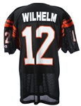 1989 Erik Wilhelm Cincinnati Bengals Game Worn Home Jersey (MEARS LOA)