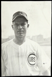 1947 Andy Pafko Chicago Cubs 4.5” x 6.5” B&W Photo