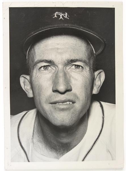 1950 Bill Rigney New York Giants 5" x 7" Original Photo