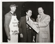1958 Rex Warren Danny Goodman Joe Brown Los Angeles Dodgers 8" x 10" Original Photo