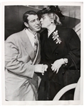 1949 Joe DiMaggio & Mother New York Yankees 7" x 9" Original Photo