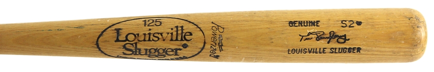 1980-82 Tim Derryberry Minor Leagues Louisville Slugger Professional Model Game Used Bat (MEARS LOA)