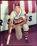 1990s Billy Bruton Milwaukee Braves Signed 8" x 10" Photo (JSA)