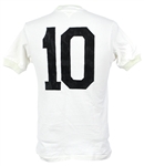 1972 Pele Santos Clubhouse Signed Jersey (MEARS LOA)