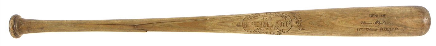 1960 Vern Stephens Post Career H&B Louisville Slugger Professional Model Game Used Bat (MEARS LOA)