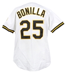 1991 Bobby Bonilla Pittsburgh Pirates Home Jersey (MEARS LOA)
