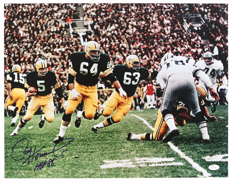 2000s Paul Hornung Green Bay Packers Signed 16" x 20" Photo (*JSA*)