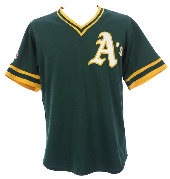 1984-88 Oakland Athletics #35 Batting Practice Jersey (MEARS LOA)