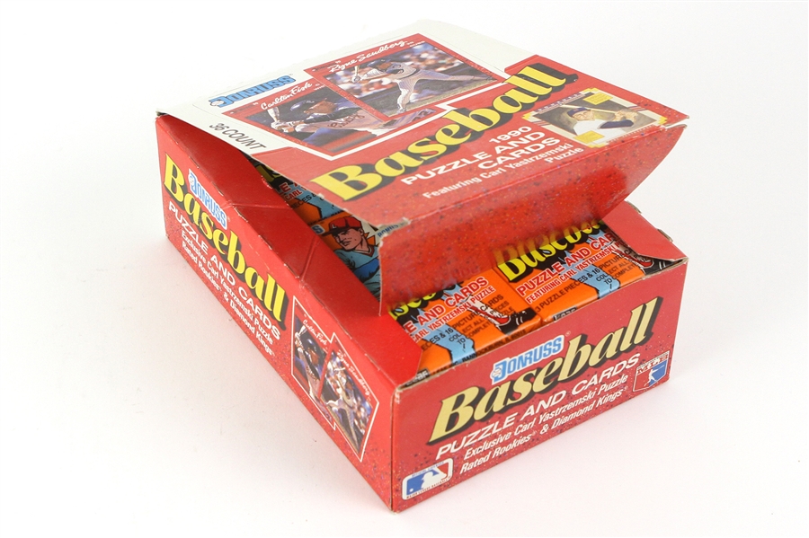 1990 Donruss Baseball Cards Unopened Hobby Box w/ 36 Sealed Packs