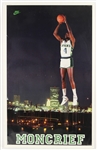 1986-92 Sidney Moncrief Larry Krystkowiak Milwaukee Bucks Posters - Lot of 2