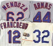 1981-2010 New York Mets Game Worn Jerseys - Lot of 8 w/ Jeff Francoeur, Carlos Muniz Civil Rights Game & More (MEARS LOA)
