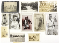 1900s-50s Baseball Football Basketball Americana Snapshot & Postcard Collection - Lot of 10