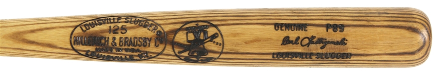 1976 Carl Yastrzemski Boston Red Sox H&B Louisville Slugger Professional Model Bat (MEARS A7)