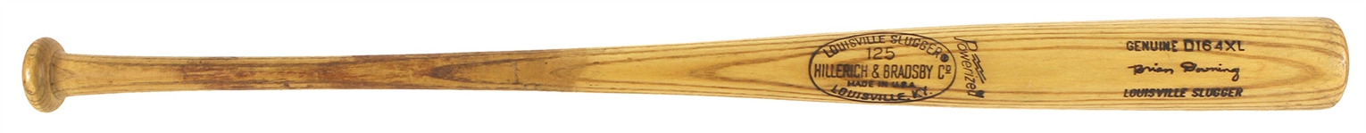 1978-79 Brian Downing California Angels H&B Louisville Slugger Professional Model Game Used Bat (MEARS LOA)