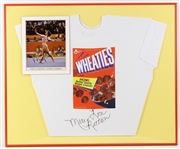 1984 Mary Lou Retton Olympic Gold Medal Gymnast Dual Signed 27.5" x 33" Framed Display (JSA)