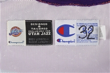 1996-97 Karl Malone Utah Jazz Warmup Jacket w/ NBA50 Patch (MEARS LOA)