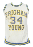  1980's BYU Basketball Game Worn Jerseys & Warm Up - Lot of 3 (MEARS LOA)