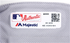 2016 (July 17) Ichiro Suzuki Miami Marlins Signed Game Worn Road Jersey (MEARS A10/JSA/MLB Hologram) Career MLB Hits 2992, 2993 & 2994