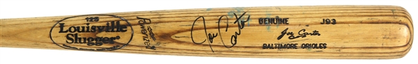 1998 Joe Carter Baltimore Orioles Signed Louisville Slugger Professional Model Game Used Bat (MEARS LOA/JSA)