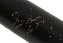 1985-90 Sid Bream Pittsburgh Pirates Signed Cooper Professional Model Game Used Bat (MEARS LOA/JSA)
