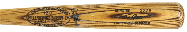 1977-79 Tom Hutton Phillies/Blue Jays/Expos Signed H&B Louisville Slugger Professional Model Game Used Bat (MEARS LOA/JSA)