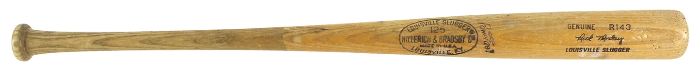 1977-79 Rick Monday Los Angeles Dodgers H&B Louisville Slugger Professional Model Game Used Bat (MEARS LOA)
