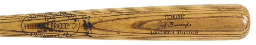1970-72 Jeff Burroughs Senators/Rangers H&B Louisville Slugger Professional Model Game Used Bat (MEARS LOA) Rookie Era