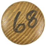 1970-72 Jeff Burroughs Senators/Rangers H&B Louisville Slugger Professional Model Game Used Bat (MEARS LOA) Rookie Era