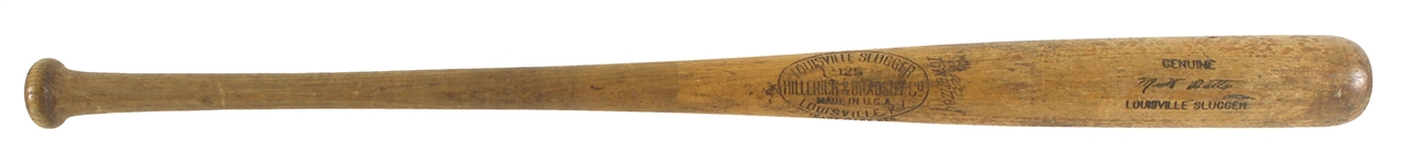 1946-49 Matt Batts Boston Red Sox H&B Louisville Slugger Professional Model Game Used Bat (MEARS LOA)