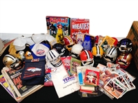 1970-1990s Assorted Football Memorabilia Lot (60 Plus Items)