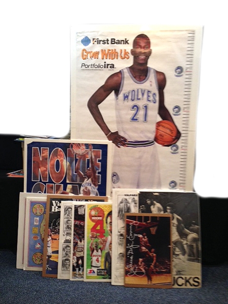 1980s - Present Basketball Memorabilia Lot (100+) Including 18 pairs of game worn shoes