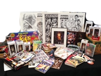 1980s - Present Basketball Memorabilia Lot (100+) Including 18 pairs of game worn shoes